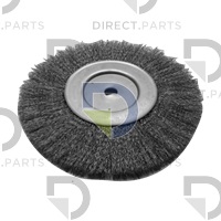 CRIMPED WIRE WHEEL WITH ARBOR HOLE